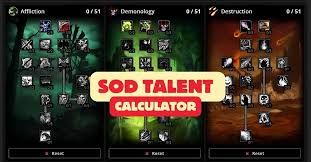 sod talent calculator