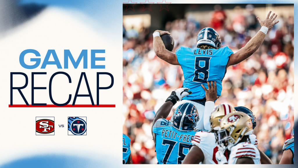 49ers vs tennessee titans match player stats